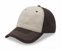 Relaxed Golf Cap With 2 Tones Pre Washed 100% Chino Twill