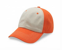Relaxed Golf Cap With 2 Tones Pre Washed 100% Chino Twill