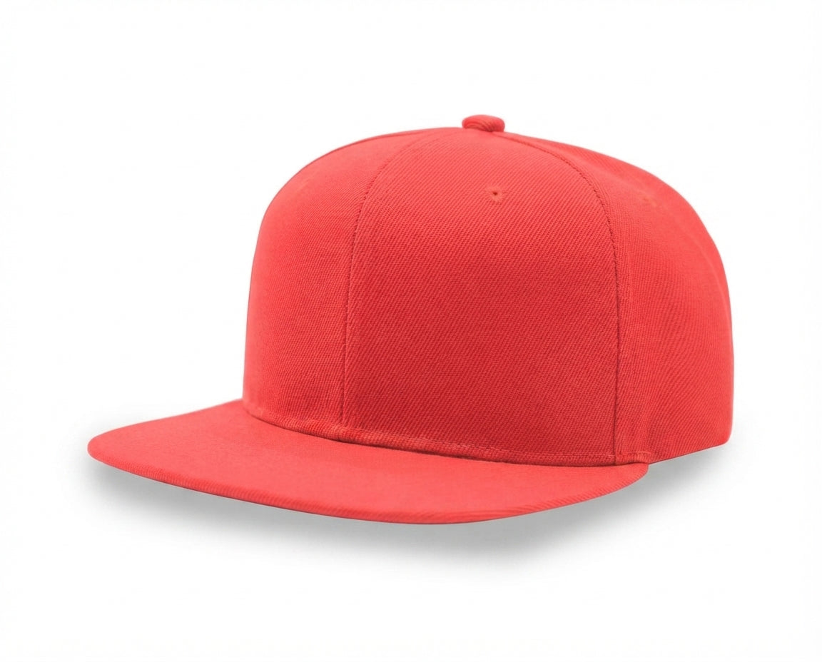 Baseball Team Cap 6 Panel Flat Bill Snapback