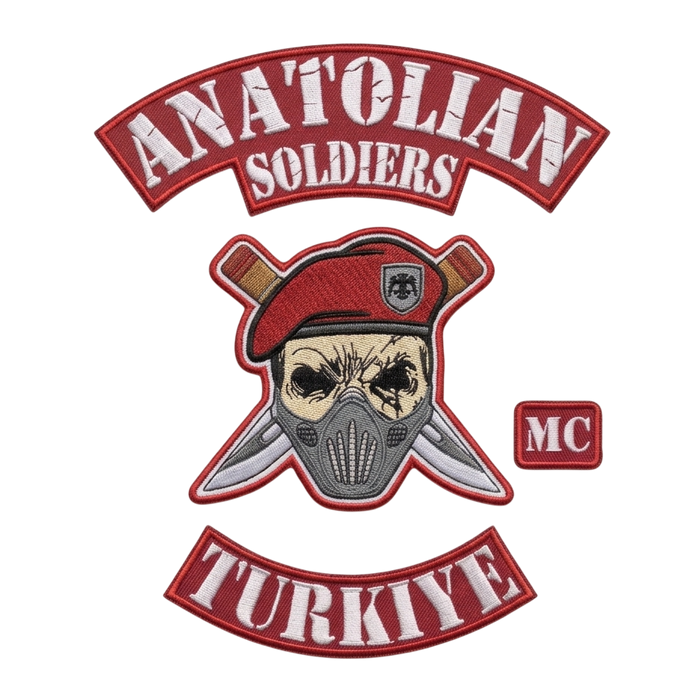 Anatalion Soldiers Motorcycle Club Patches