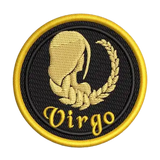 round virgo velcro patch thumbnail 2