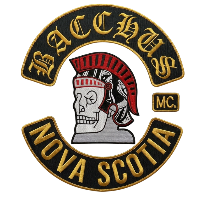 Bacchus Motorcycle Club Patches