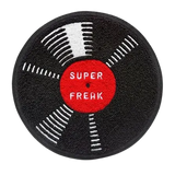 black and white disco mix vest patch thumbnail 1