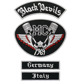 Black Devils MC Patches