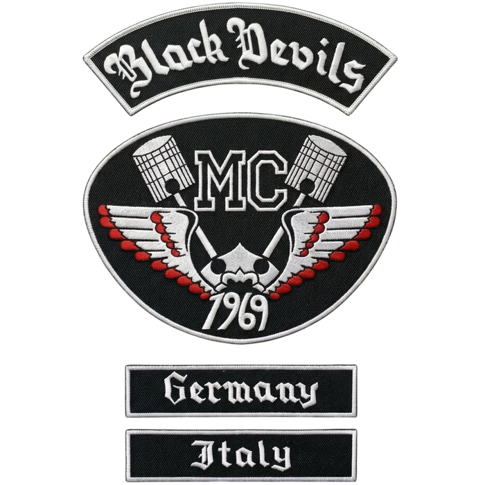 Black Devils MC Patches