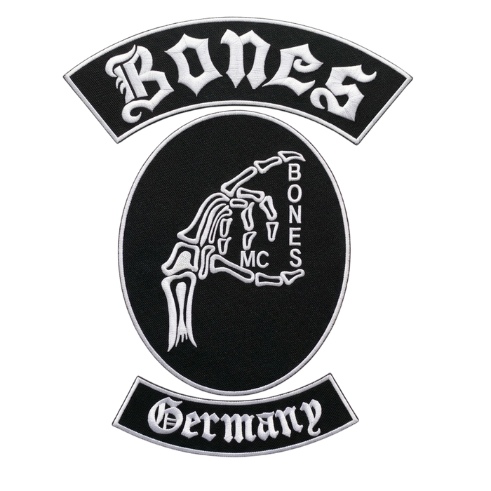 Bones Motorcycle Club Patches
