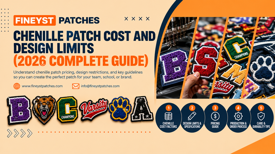 Chenille Patch Cost and Design Limits (2026 Complete Guide)