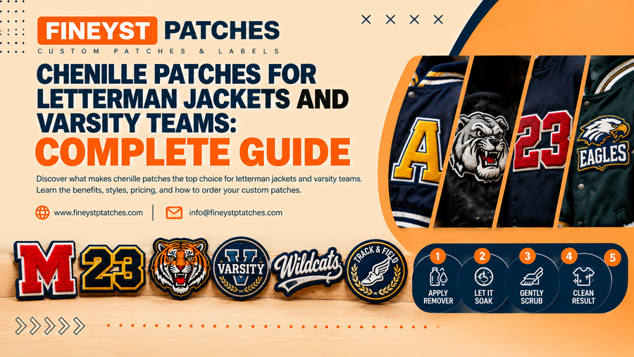 Chenille Patches for Letterman Jackets and Varsity Teams: Complete Guide