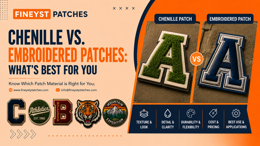 Chenille vs Embroidered Patches: What's Best for You