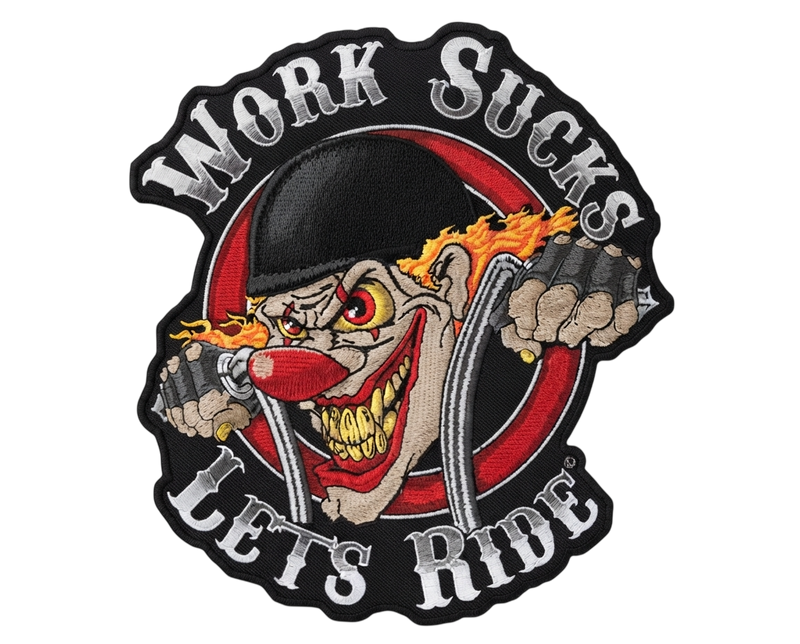 Custom One Piece Back Motorcycle Patch