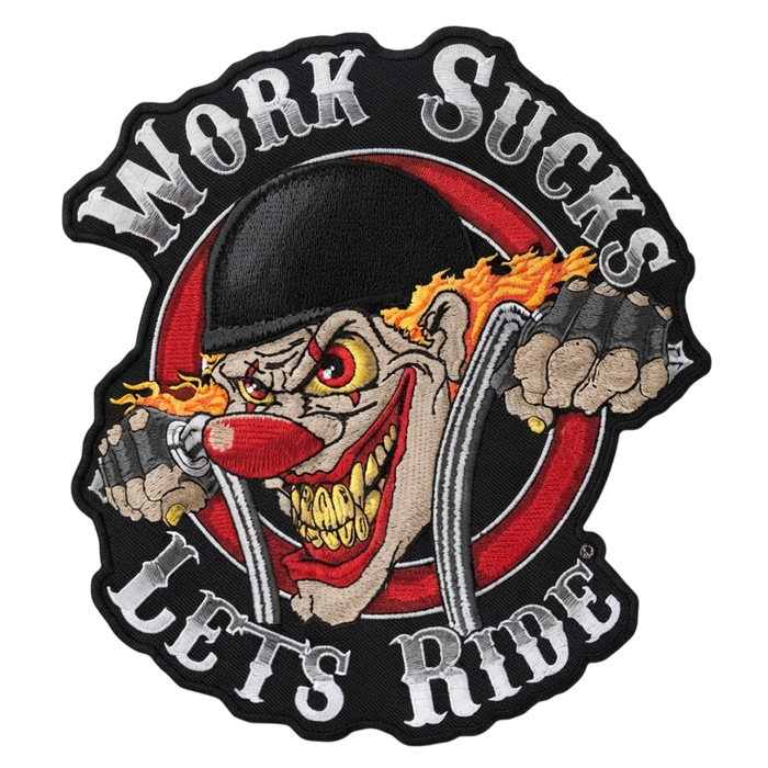 Custom One Piece Back Motorcycle Patch