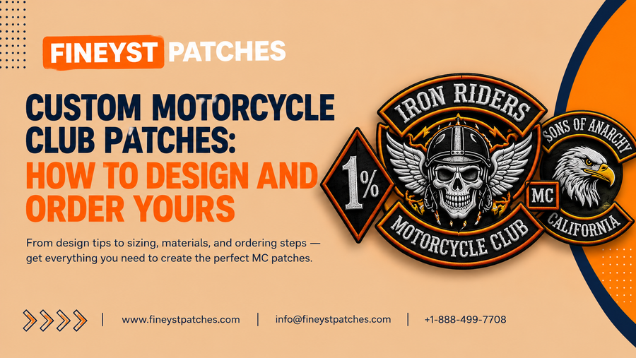 Custom Motorcycle Club Patches: How to Design and Order Yours