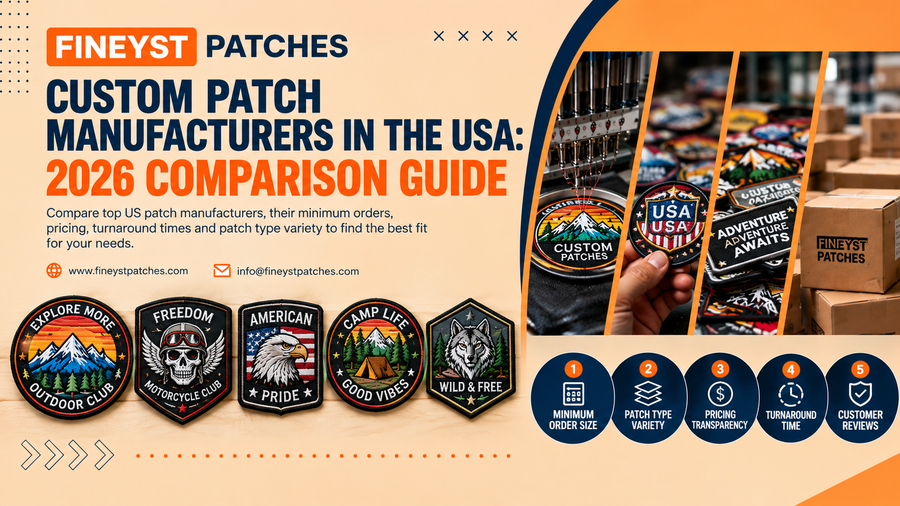 Custom Patch Manufacturers in the USA: 2026 Comparison Guide