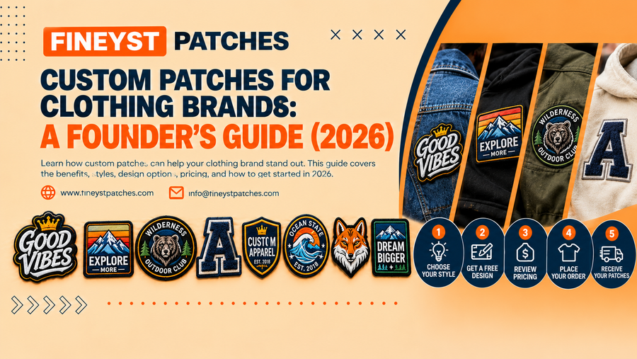 Custom Patches for Clothing Brands: A Founder's Guide (2026)