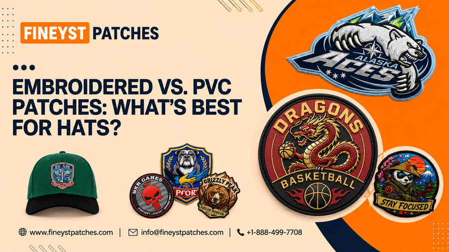 Embroidered vs. PVC Patches: What's Best for Hats?
