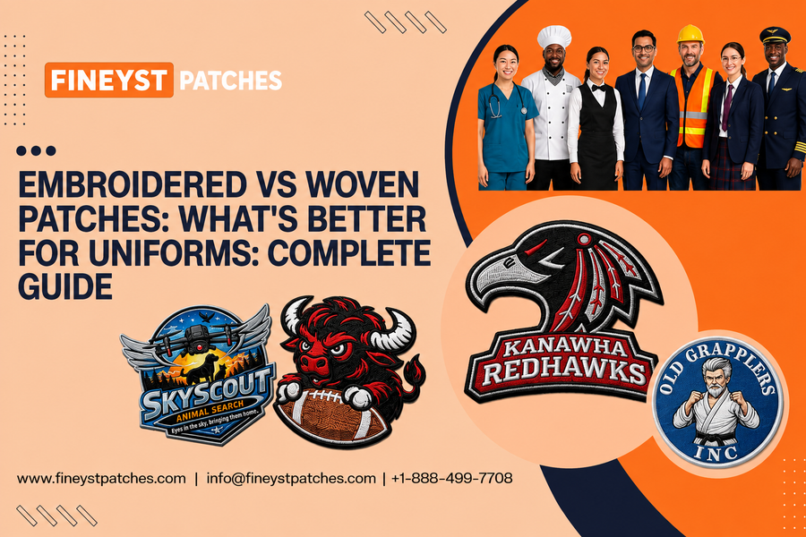Embroidered vs Woven Patches: What's Better for Uniforms: Complete Guide