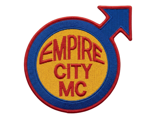 Empire City MC patch circular arrow symbol embroidered motorcycle badge - Fineyst Patches