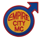 Empire City MC patch circular arrow symbol embroidered motorcycle badge - Fineyst Patches