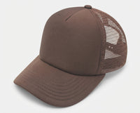5 Panel High Profile Foam Mesh Back Trucker Cap