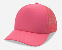 5 Panel High Profile Foam Mesh Back Trucker Cap
