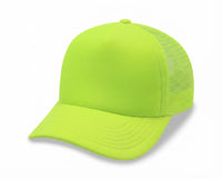 5 Panel High Profile Foam Mesh Back Trucker Cap