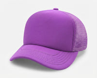 5 Panel High Profile Foam Mesh Back Trucker Cap
