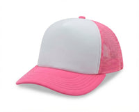 5 Panel High Profile Foam Mesh Back Trucker Cap