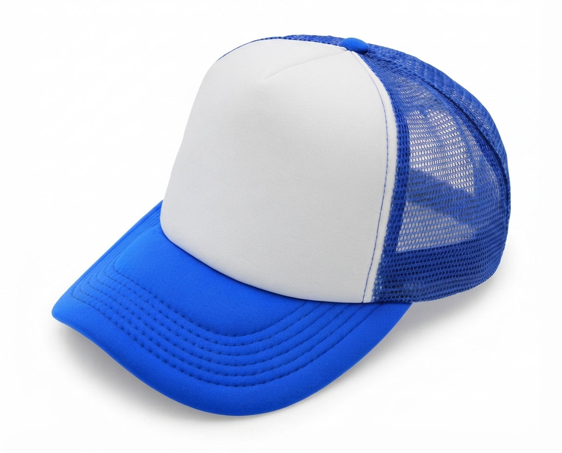 5 Panel High Profile Foam Mesh Back Trucker Cap