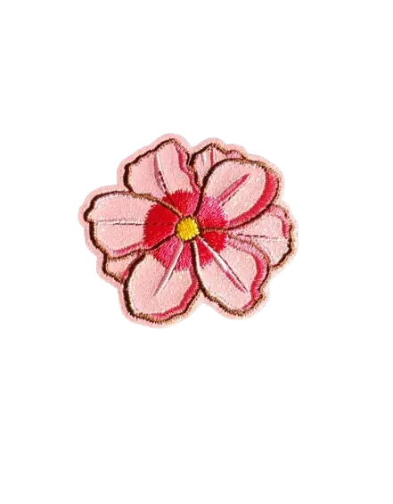 custom flower iron on patches - View 2