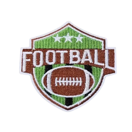 Custom Football Patches, full-size view - Fineyst Patches