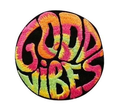 good vibes hat patch - View 3