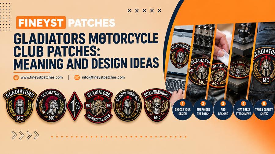 Gladiators Motorcycle Club Patches: Meaning and Design Ideas