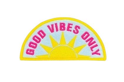 good vibes hat patch - View 2