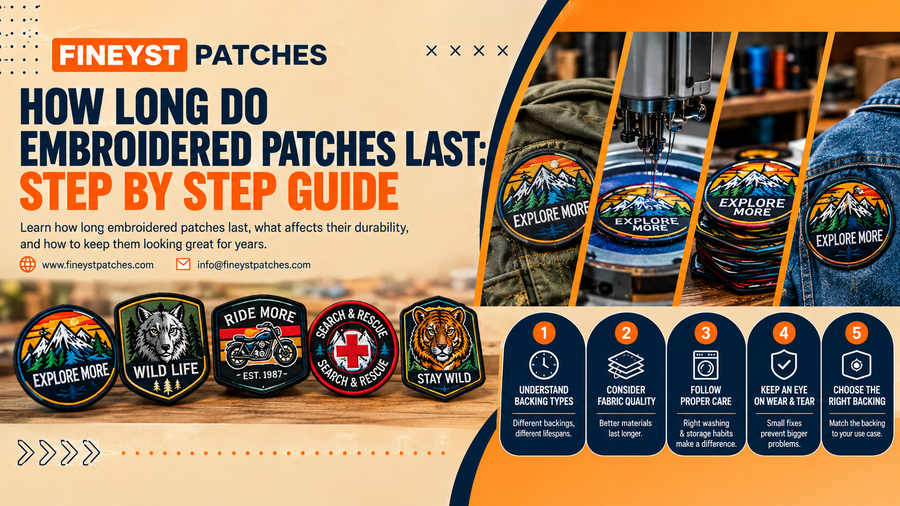 How Long Do Embroidered Patches Last: Step by Step Guide