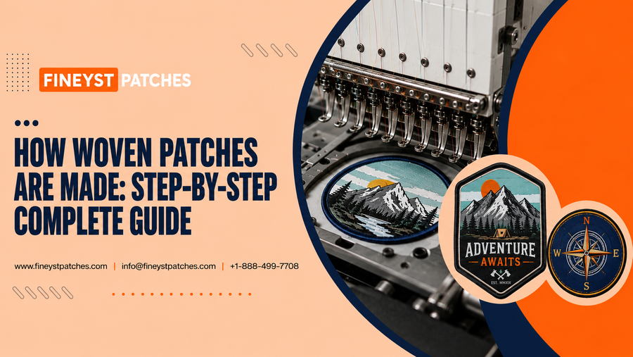 How Woven Patches Are Made: Step-by-Step Complete Guide