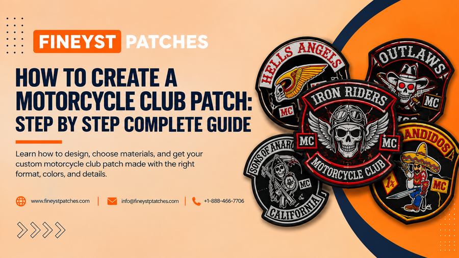 How to create a motorcycle club patch: step by step guide Fineyst Patches