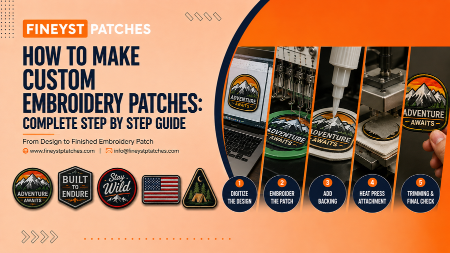 How to Make Custom Embroidery Patches: Step by Step Complete Guide