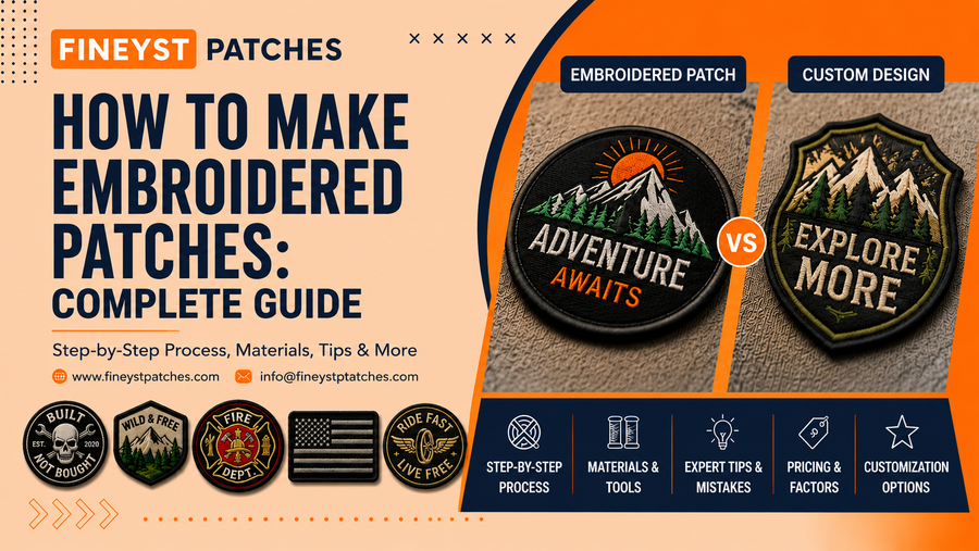 How to Make Embroidered Patches: Complete Guide