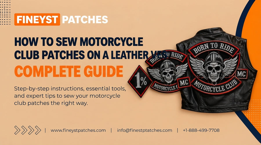 How to Sew Motorcycle Club Patches on a Leather Vest: Complete Guide