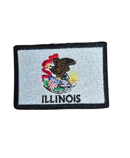 Custom Embroidered Patches Illinois - custom patch by Fineyst Patches