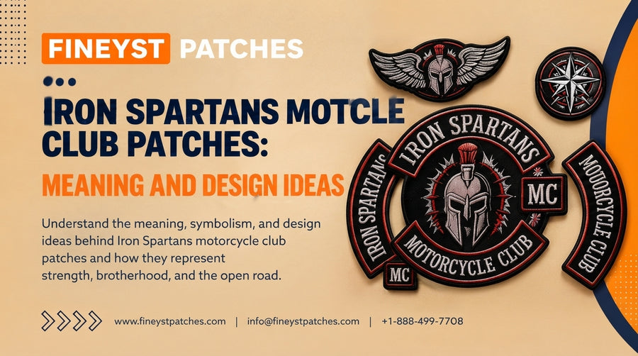 Iron Spartans Motorcycle Club Patches: Meaning and Design Ideas