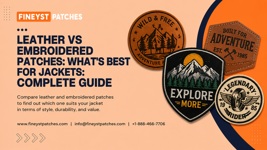 Leather vs Embroidered Patches: What's Best for Jackets: Complete Guide