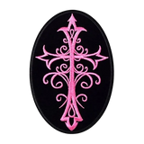black and pink black sabbath vest patch thumbnail 2
