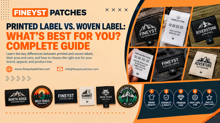 Printed Label vs. Woven Label: What's Best for You? Complete Guide