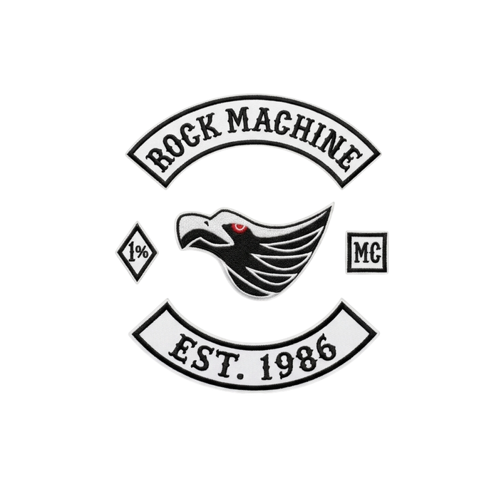 Rock Machine Motorcycle Club Patches
