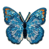 blue butterfly sequin patches thumbnail 1