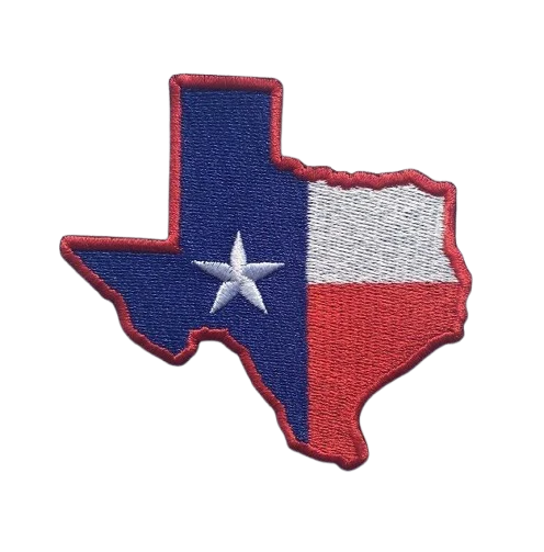 Custom Embroidered Patches Texas - custom patch by Fineyst Patches