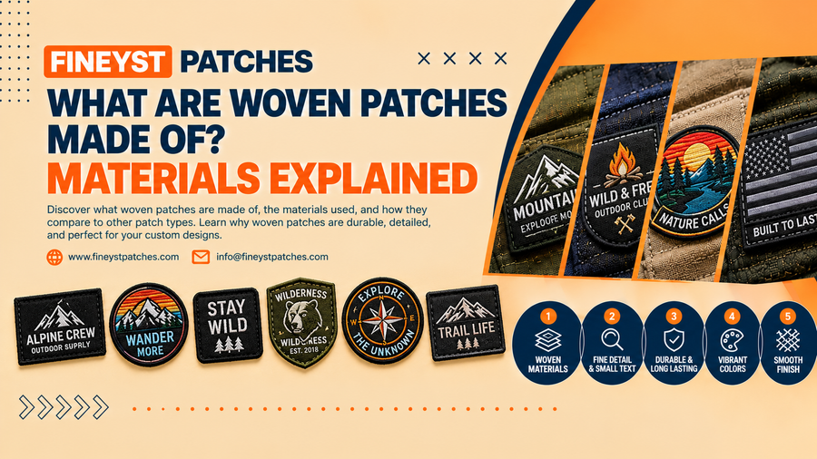 What Are Woven Patches Made Of? Materials Explained