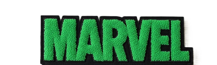 custom green letter patches - View 3