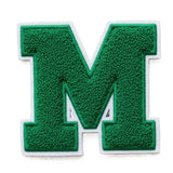 custom green letter patches thumbnail 1